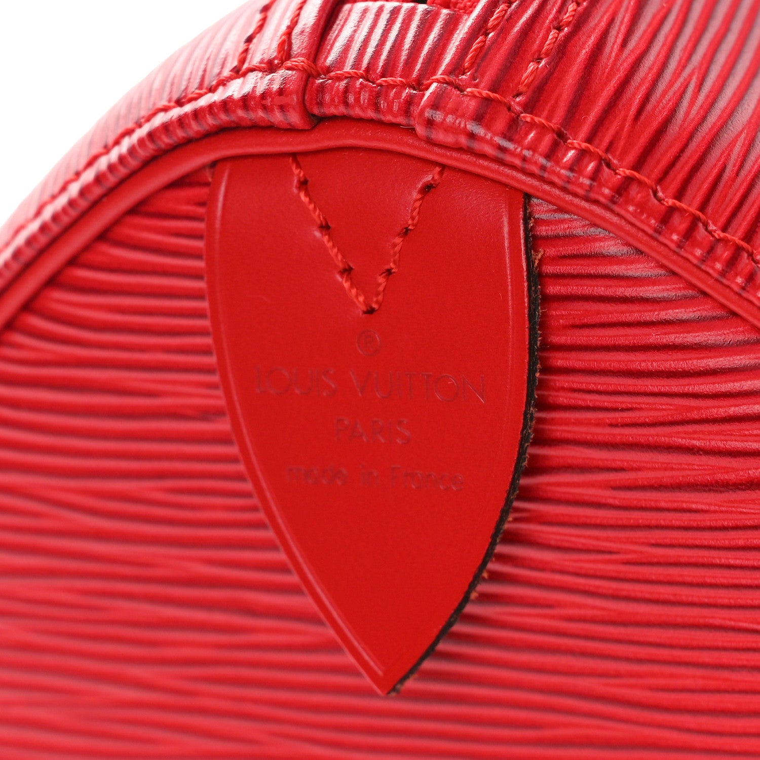 Louis Vuitton Epi Speedy 25 Castillan Red 5 of 9