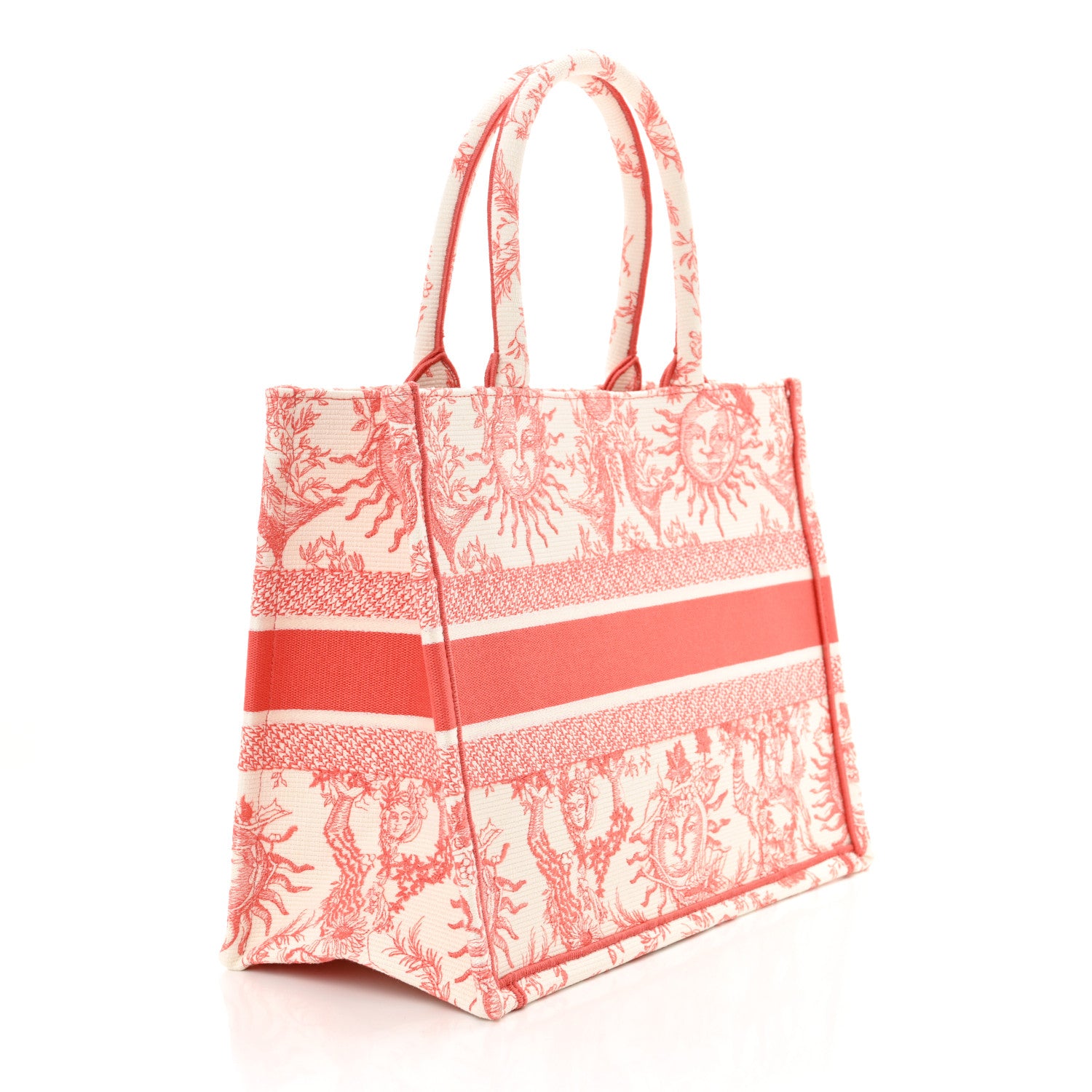 Christian Dior クリスチャン ディオール Christian Dior Canvas Embroidered Medium Toile De Jouy Soleil Book