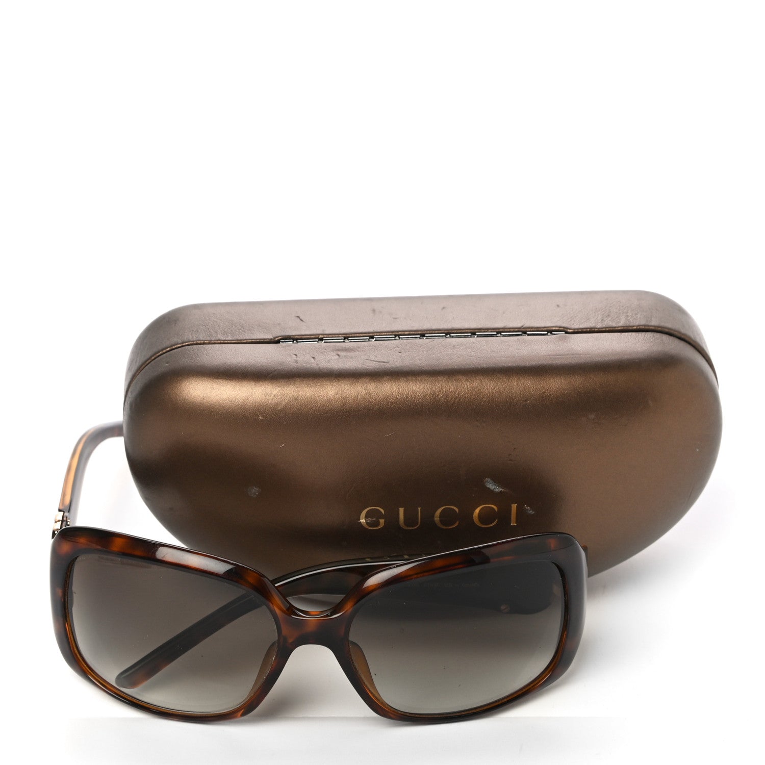 Gucci Acetate Square Frame GG 3164/S Sunglasses Havana 7 of 7