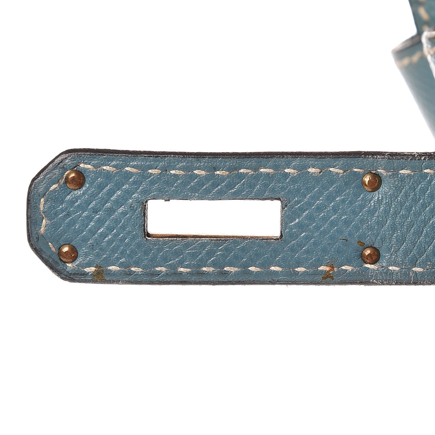 Epsom Birkin 35 Blue Jean