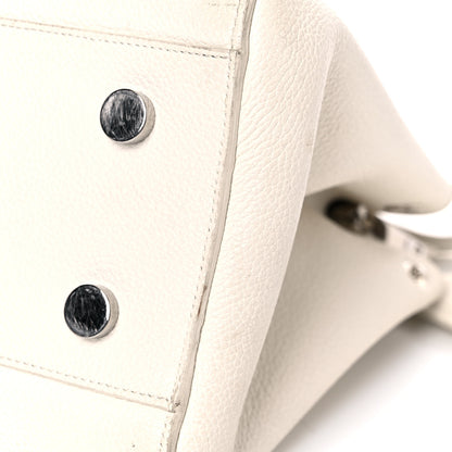 Saint Laurent Grained Calfskin Small Rive Gauche White 19 of 35