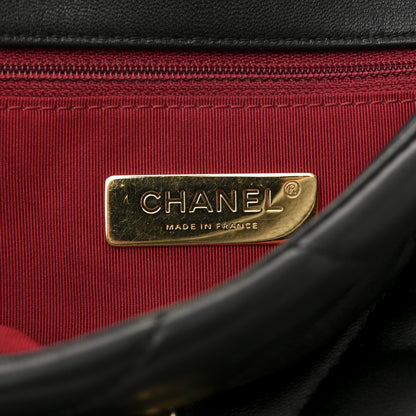 Chanel Lambskin Quilted Medium Chanel 19 Flap Black 6 of 11