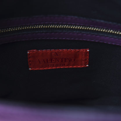 Valentino Garavani Nappa Jardin Rose Frame Duffel Purple 7 of 12