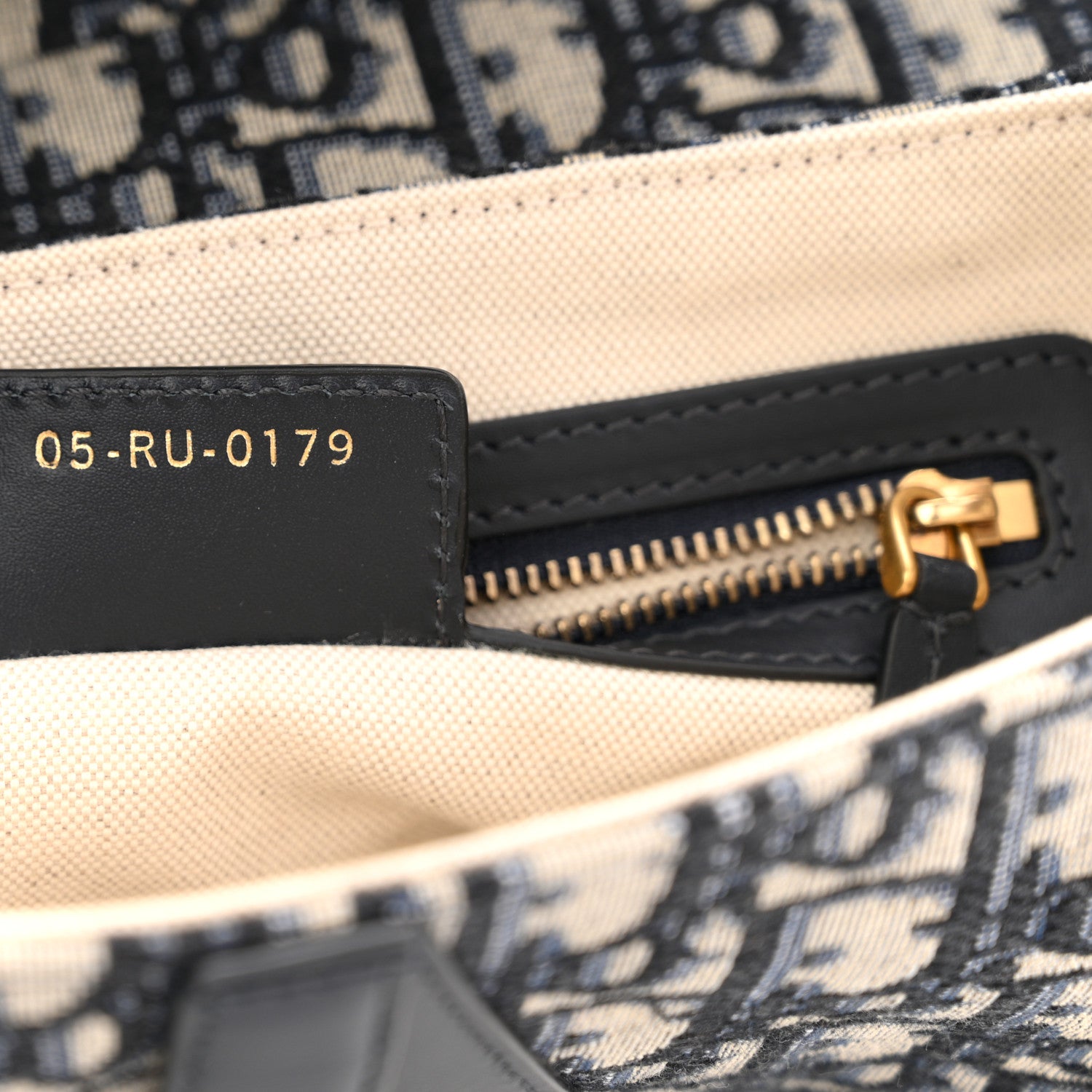 Christian Dior Oblique Saddle Bag Blue 7 of 11