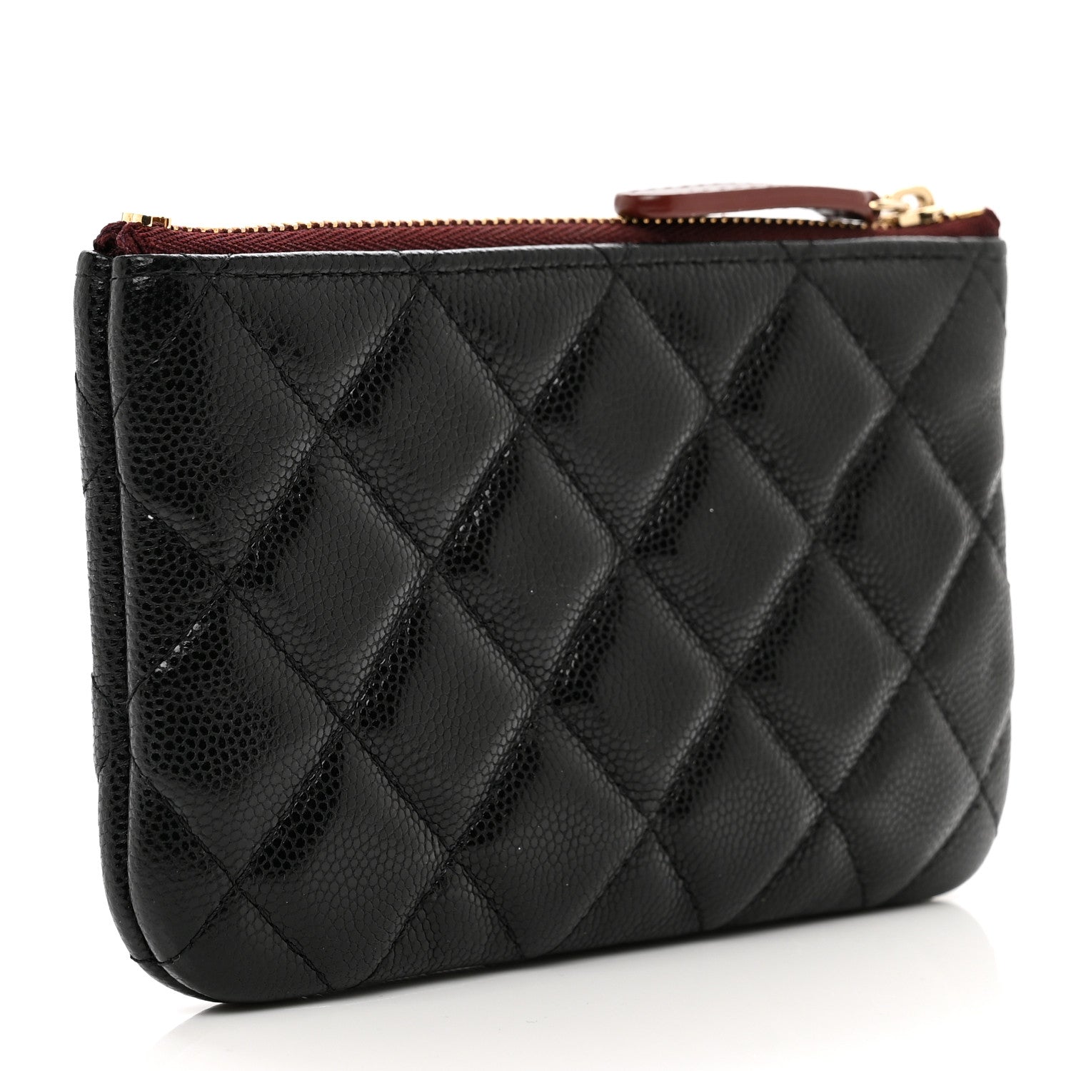Chanel Caviar Quilted Small Cosmetic Case Black 3 of 8