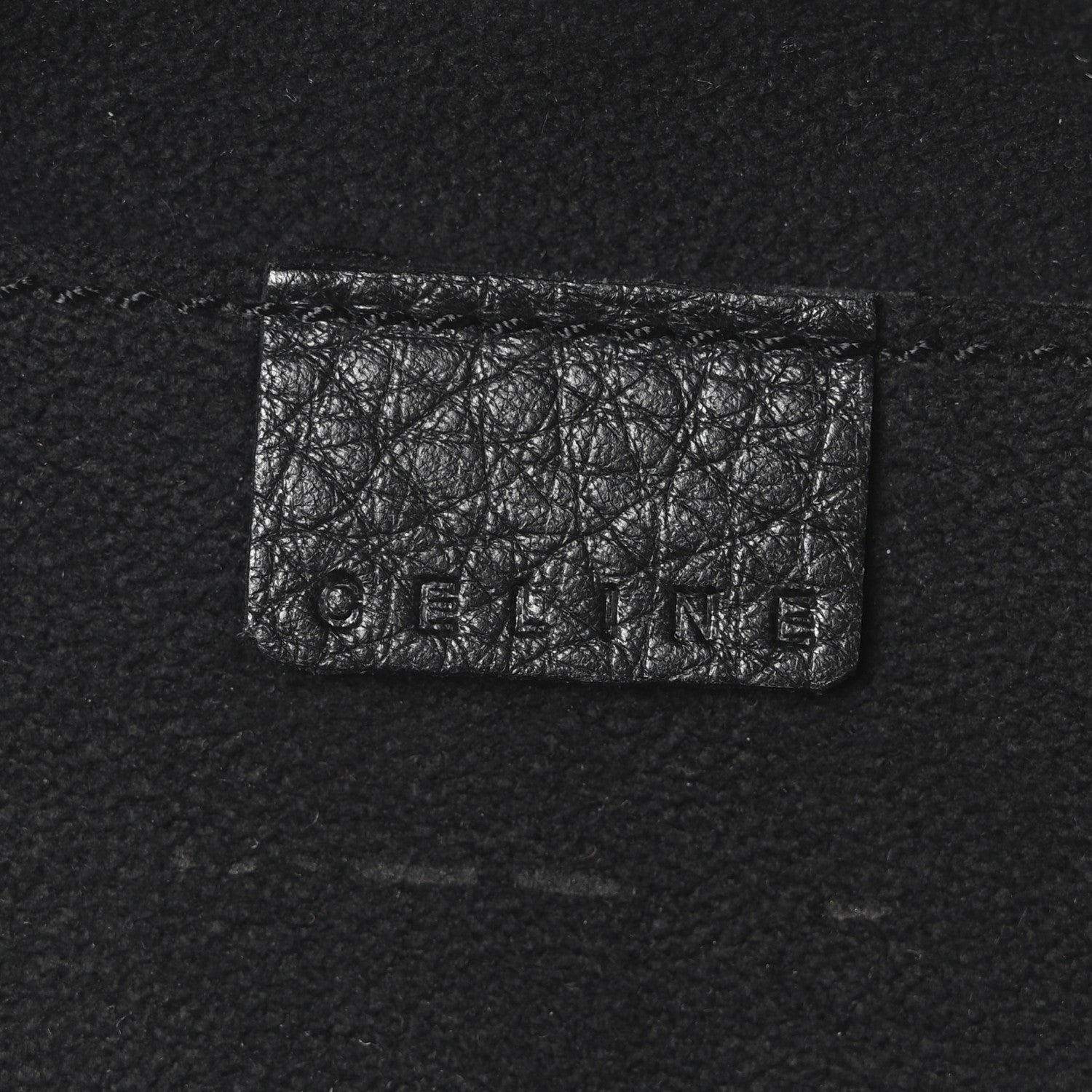 Celine Pebbled Calfskin Studded Boogie Satchel Black 6 of 10