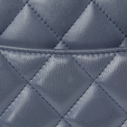 Chanel Lambskin Quilted Jumbo Double Flap Purple 13 of 13