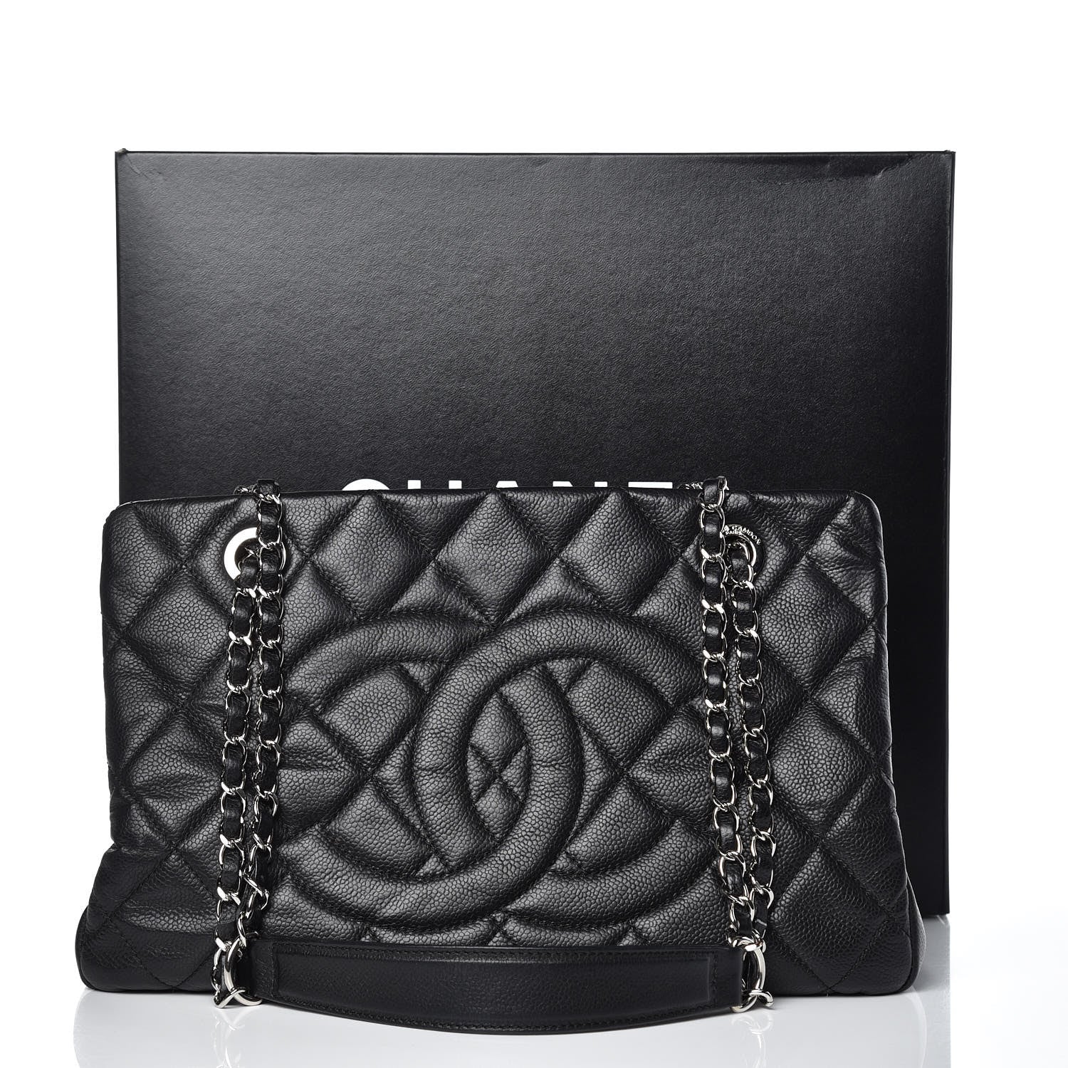 Chanel Caviar Quilted Timeless CC Tote Black 14 of 14