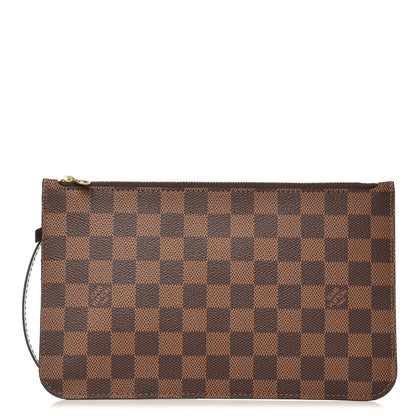 Louis Vuitton Damier Ebene Neverfull MM GM Pochette 1 of 9