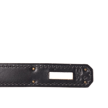 Hermes Box Kelly Retourne 35 Black 7 of 11