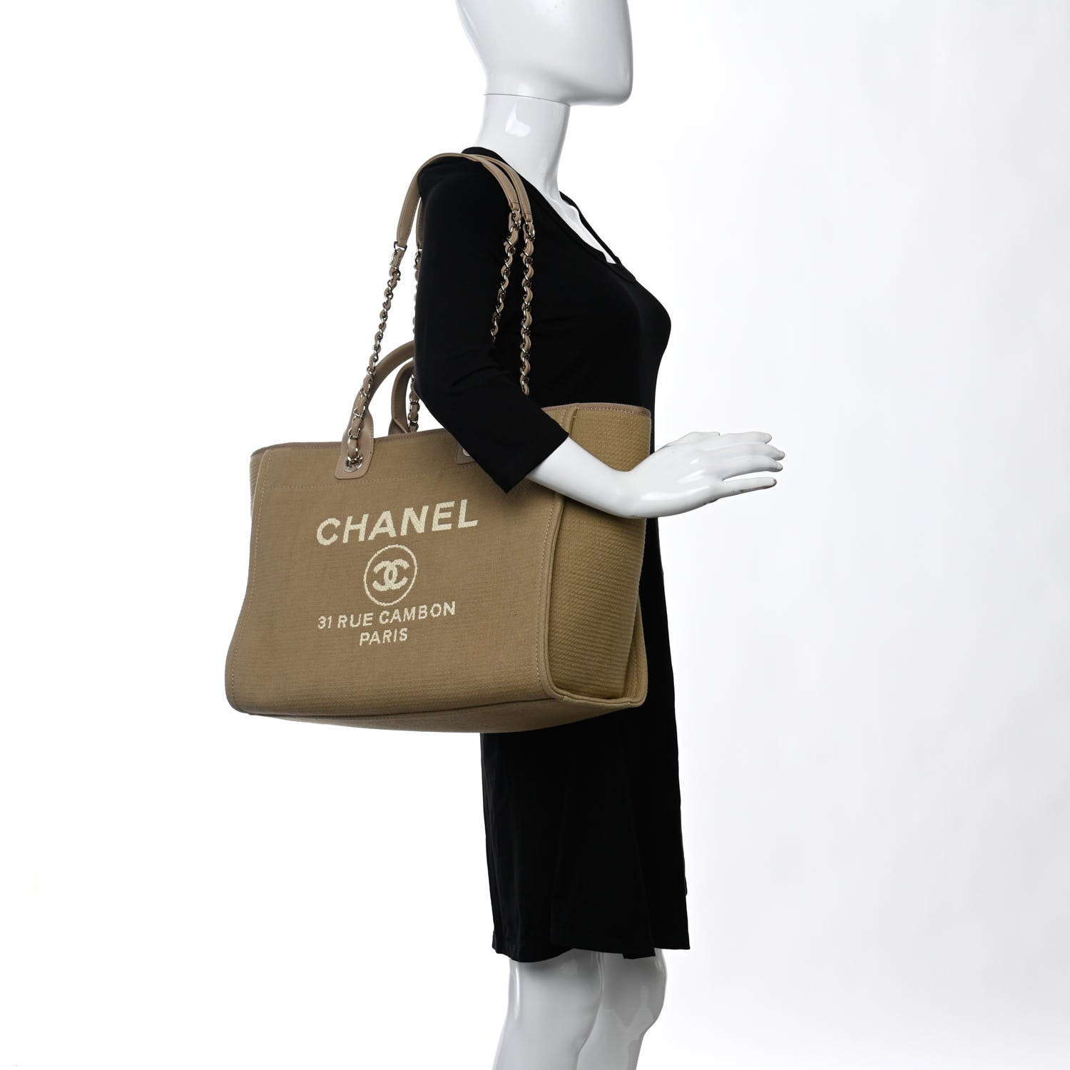 Chanel Mixed Fibers Medium Deauville Tote 3 of 21