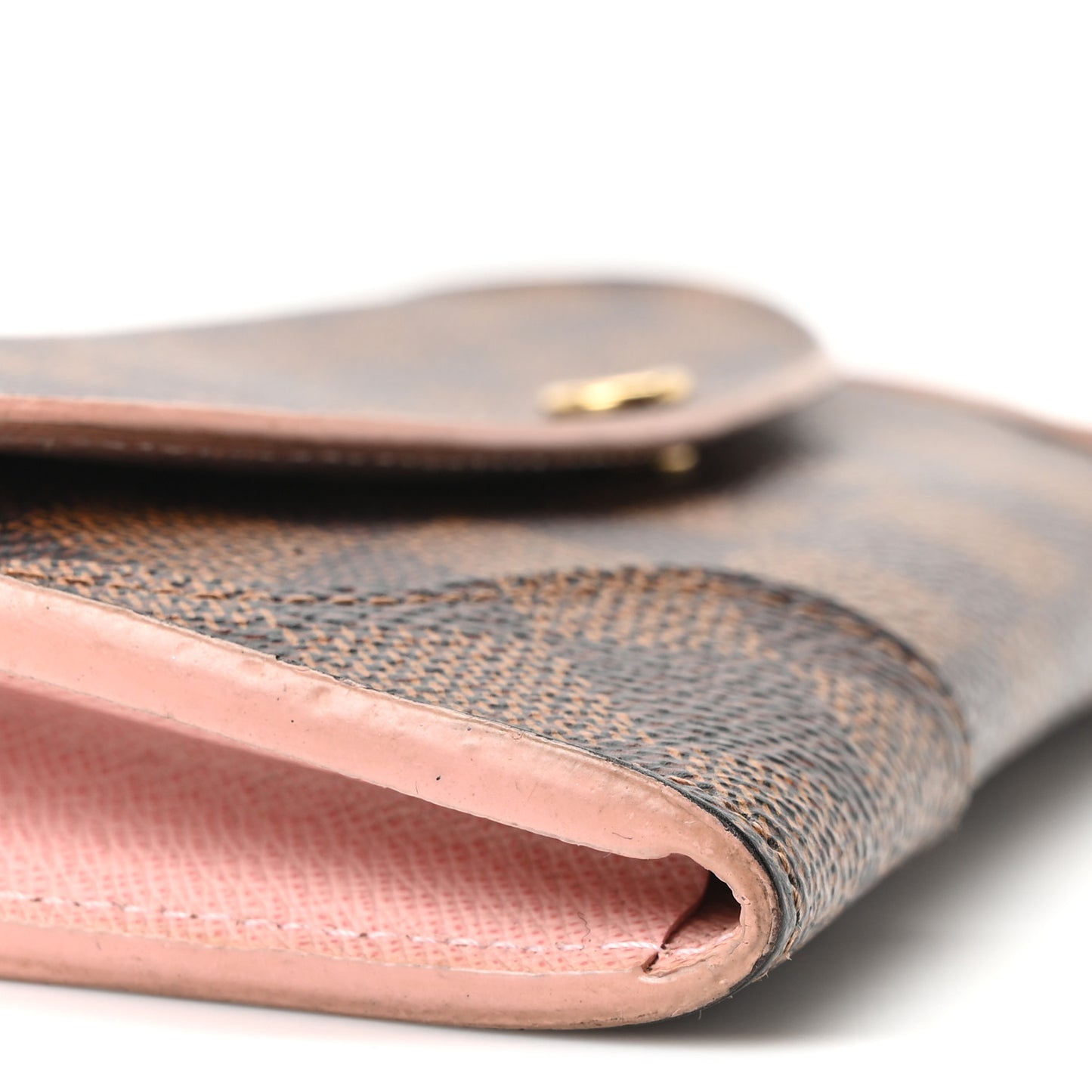 Damier Ebene Caissa Wallet Rose Ballerine