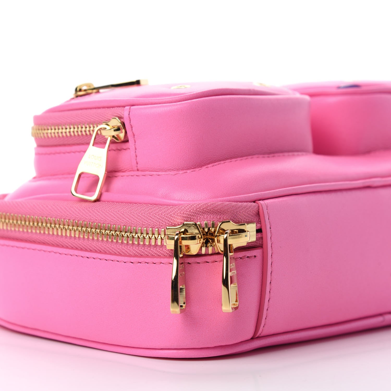 Louis Vuitton Calfskin Embossed Monogram Vuittamins Utility Crossbody Rose Violet 6 of 10
