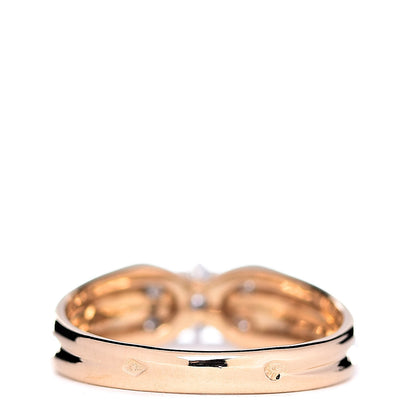 Van Cleef & Arpels 18K Yellow Gold Diamond Butterfly Ring 49 4.75 4 of 6