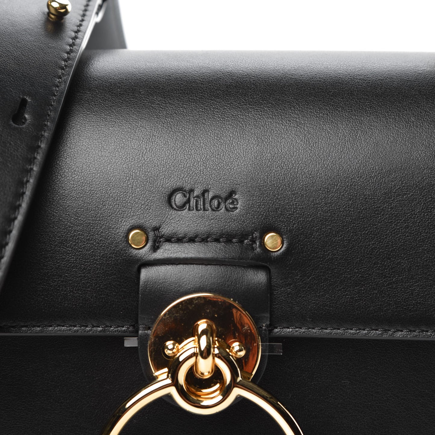 Calfskin Small Tess Bag Black