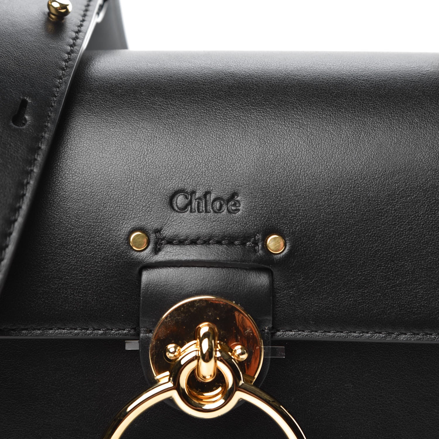 Chloe Calfskin Small Tess Bag Black 8 of 10