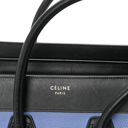 Celine Baby Grained Calfskin Nubuck Micro Tri-Color Luggage Porcelain 12 of 12