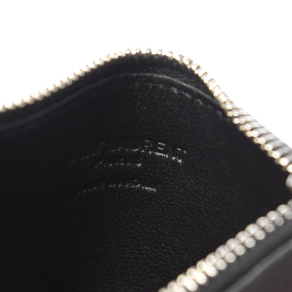 Saint Laurent Grained Calfskin 5 Fragments Zip Pouch Card Holder Black 6 of 7