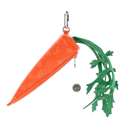 Louis Vuitton Monogram Carrot Pouch Orange 2 of 5
