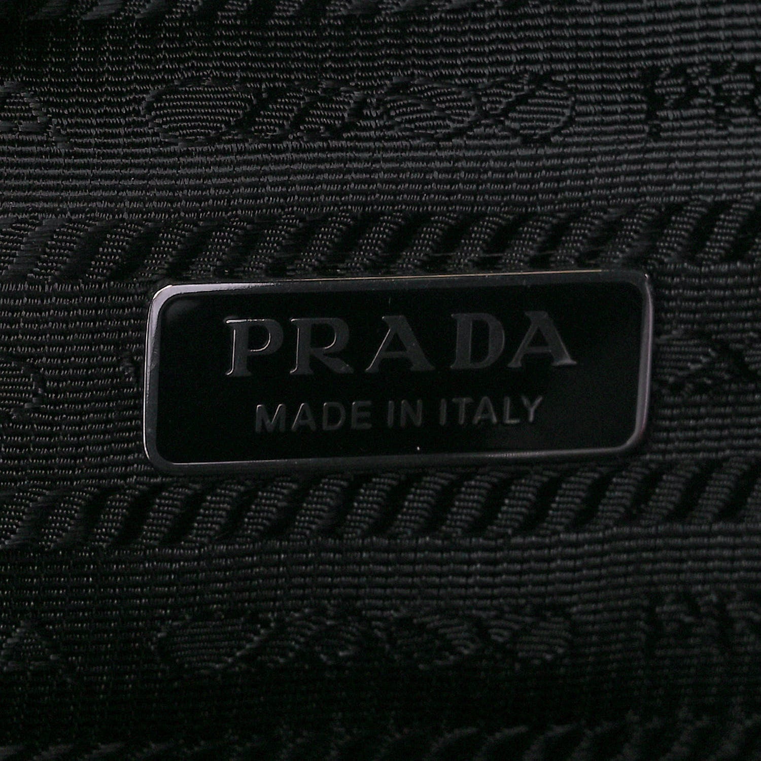 Prada Paillettes Sequin Mini Re-Edition 2000 Bag Black White 6 of 13