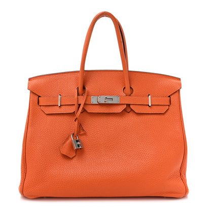 Hermes Togo BIRKIN 35 Orange 1 of 17