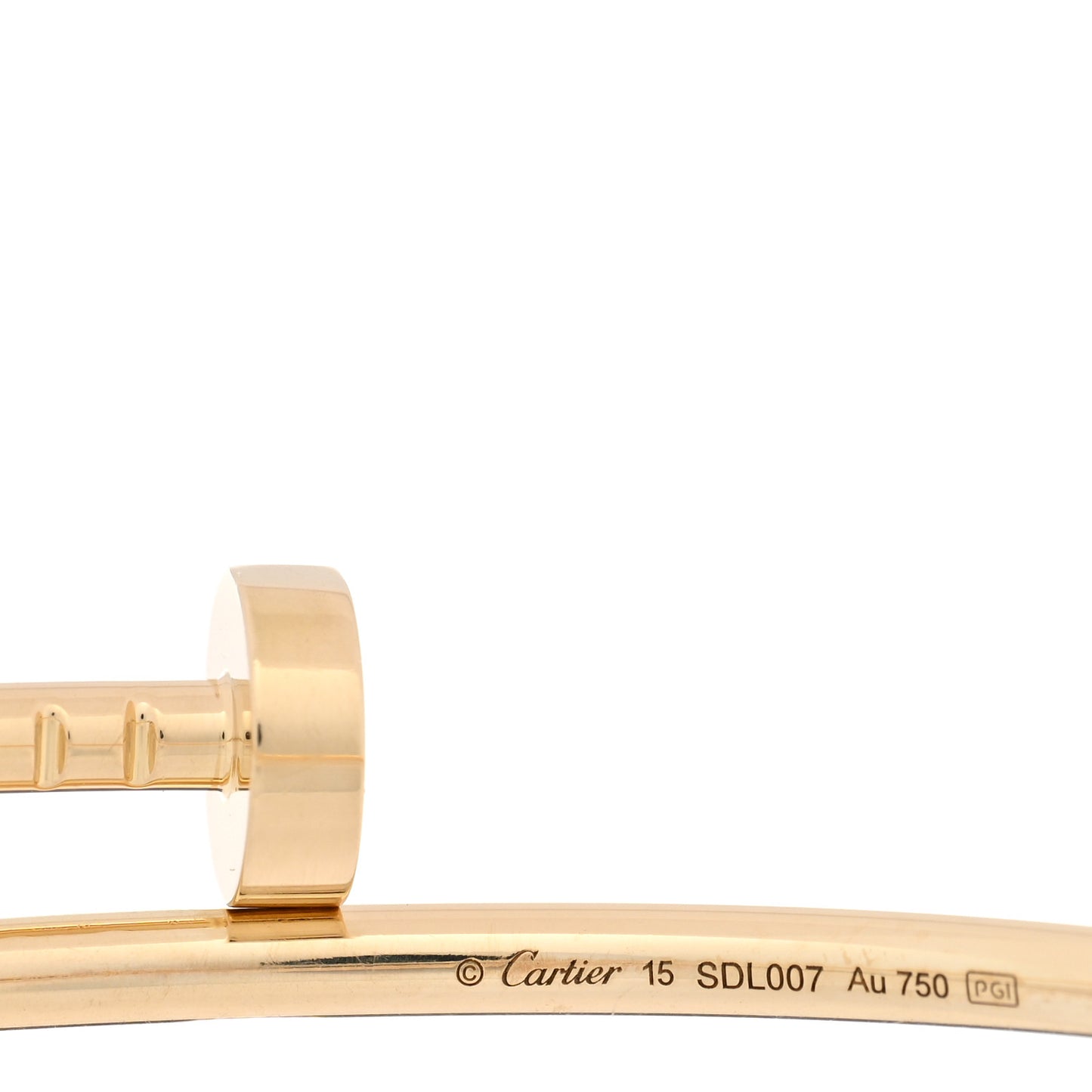 18K Yellow Gold Small Juste Un Clou Bracelet 15