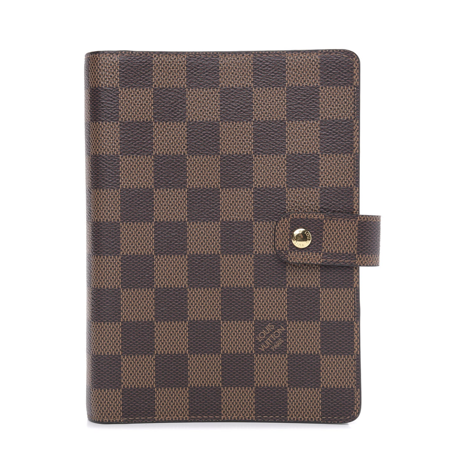 Damier Ebene Medium Ring Agenda Cover