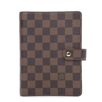 Louis Vuitton Damier Ebene Medium Ring Agenda Cover 1 of 8