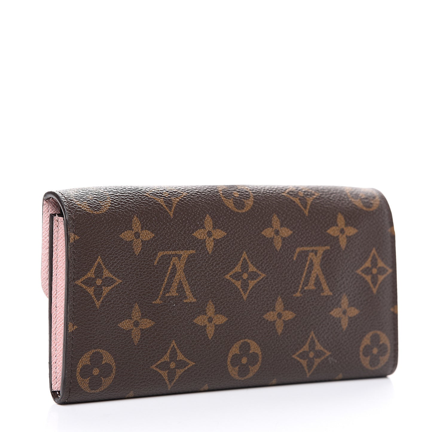 Monogram Emilie Wallet Rose Ballerine