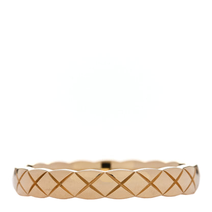 Chanel 18K Yellow Gold Mini Coco Crush Ring 55 7.25 7 of 11