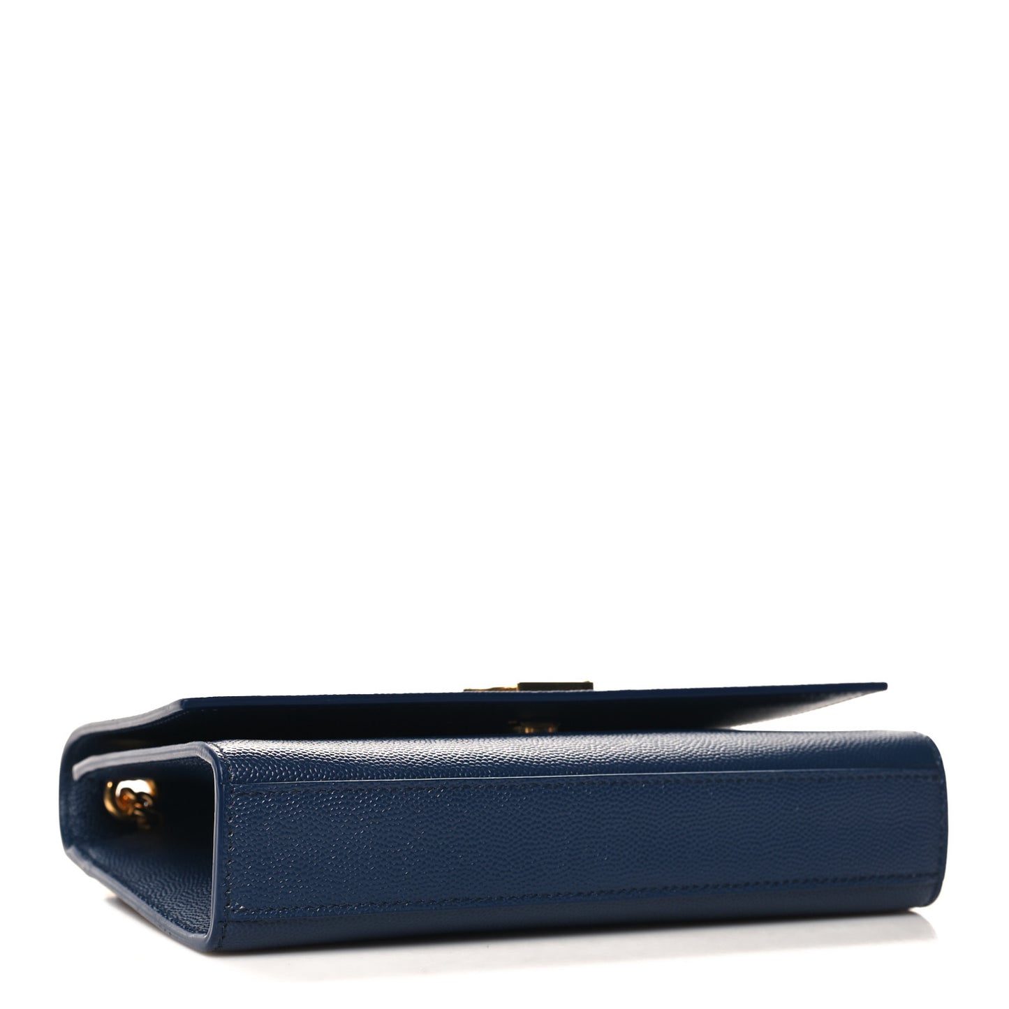 Grain De Poudre Small Classic Monogram Kate Satchel Denim Blue