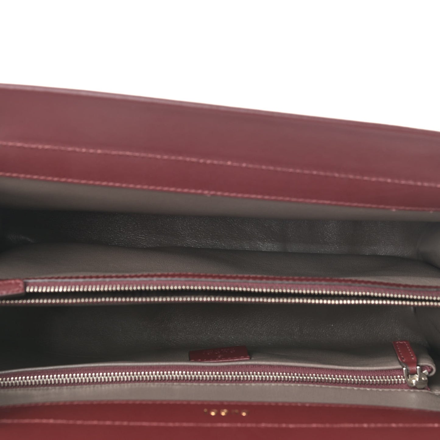 Smooth Calfskin Medium Zumi Top Handle Bag Vintage Bordeaux