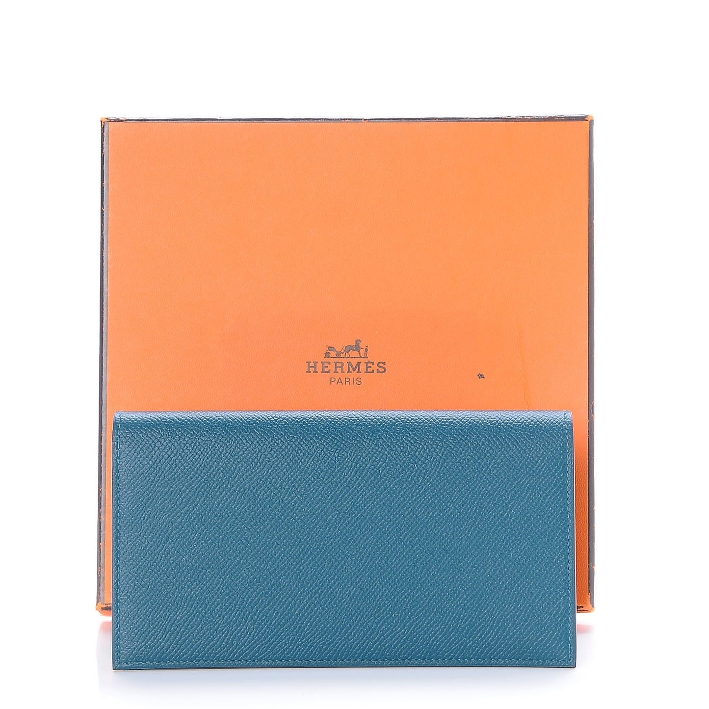 Epsom Citizen Twill Long Combined Wallet Colvert Orange Ciel