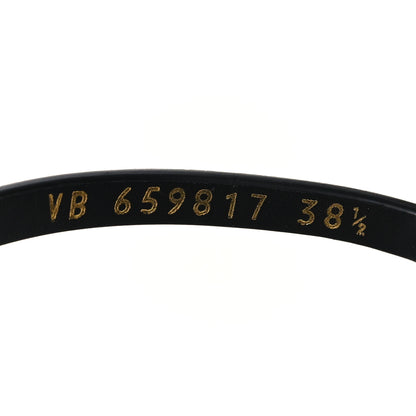 Saint Laurent Patent Calfskin Cassandra Monogram Sandals 38.5 Black 6 of 9