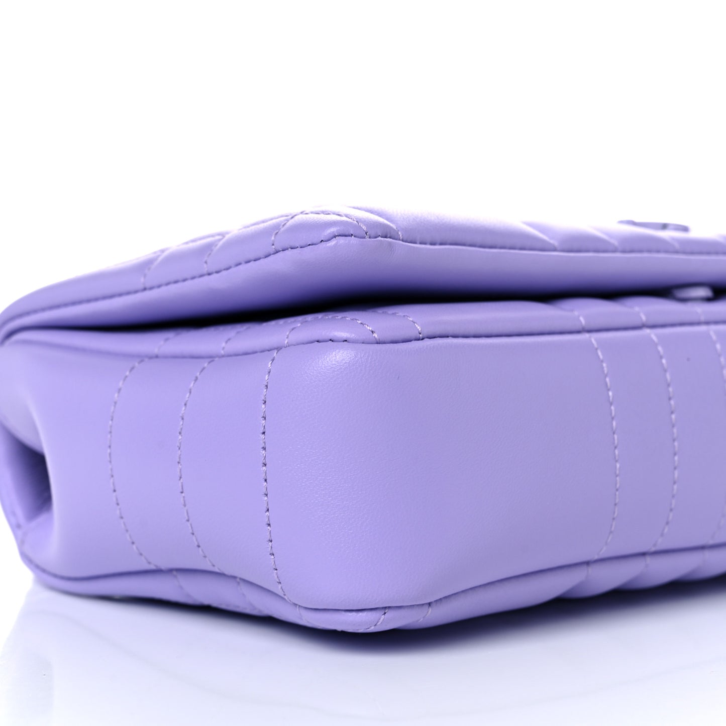 Lambskin Quilted Small Lola Bag Soft Violet