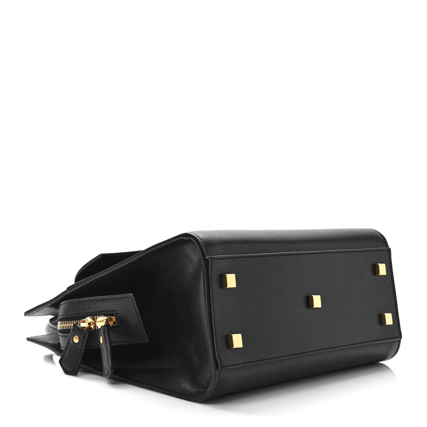 Saint Laurent Grain De Poudre Small Uptown Tote Black 4 of 8