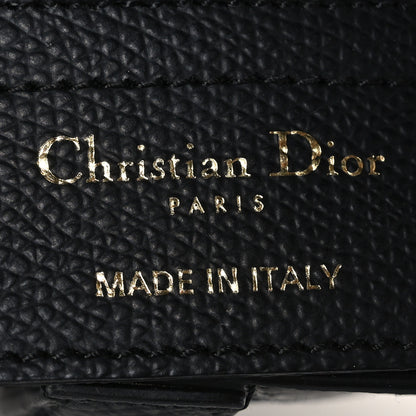 Christian Dior Grained Calfskin Saddle Bag Black 6 of 10