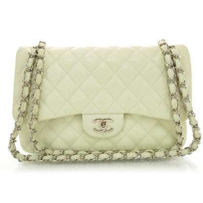 Chanel Caviar Jumbo Double Flap Blanc Fonce 1 of 8