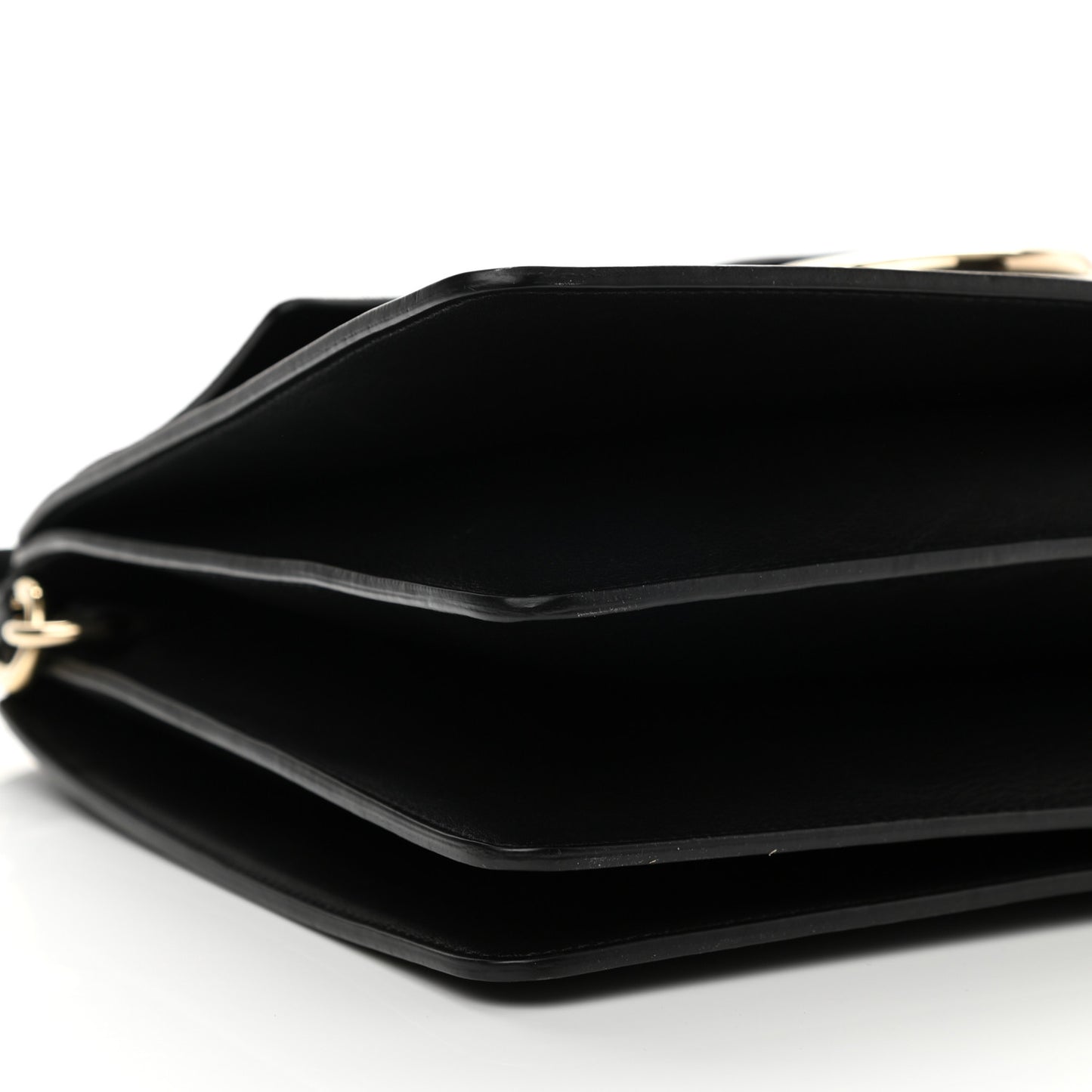 Suede Calfskin Medium Faye Shoulder Bag Black