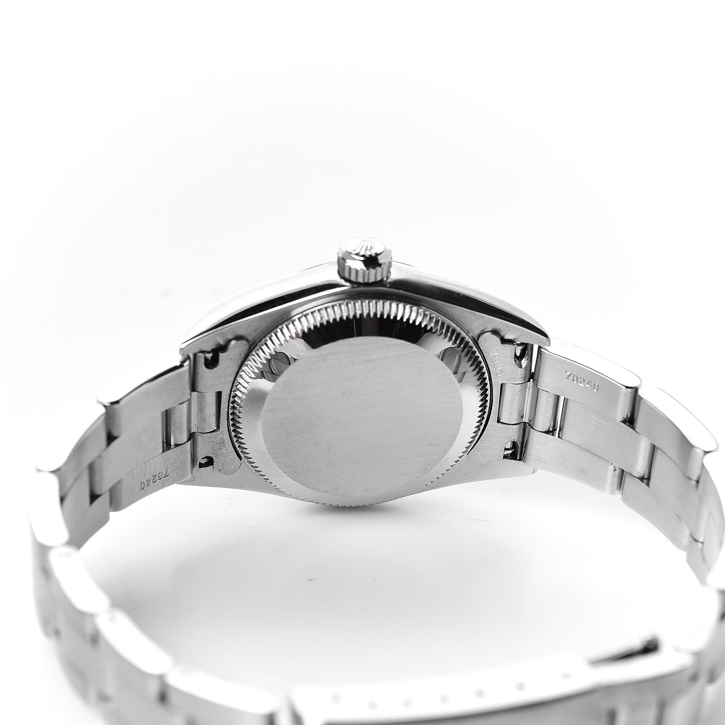 Stainless Steel 24mm Oyster Perpetual Watch Pink 76080