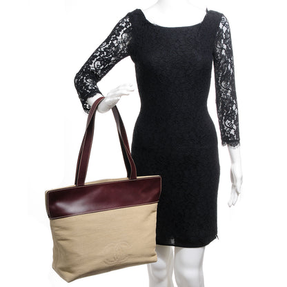 Chanel Straw Raffia Summer Tote Beige Brown 2 of 8