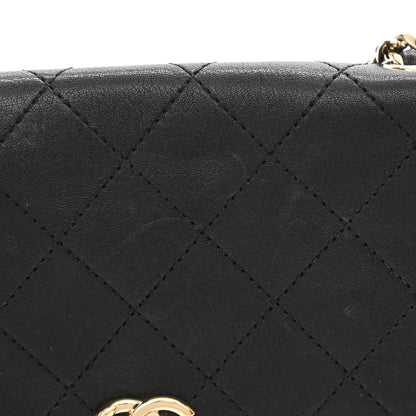 Chanel Goatskin Stitched Casual Trip Single Flap Black 17 of 19