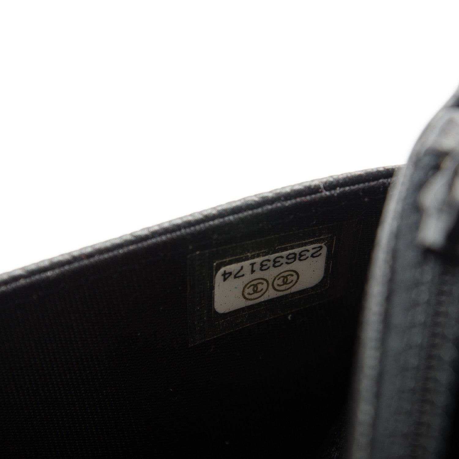 Chanel Caviar Quilted Boy Wallet On Chain WOC So Black 8 of 8
