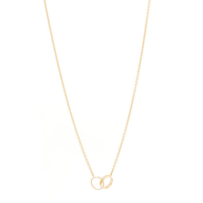 Cartier 18K Yellow Gold Interlocking LOVE Necklace 1 of 4