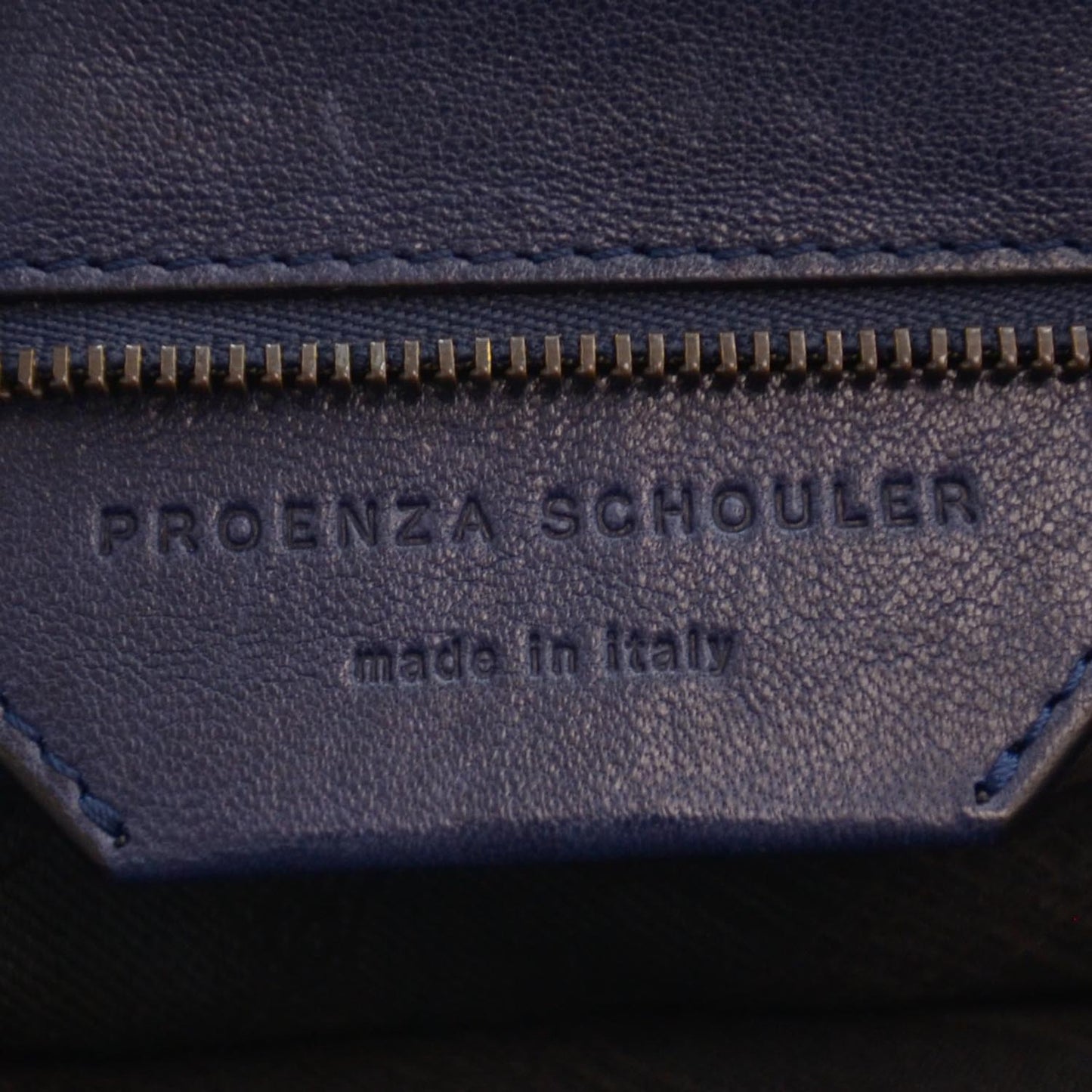 Leather PS1 Pochette Clutch Midnight