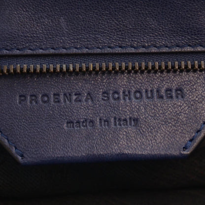 Proenza Schouler Leather PS1 Pochette Clutch Midnight 7 of 8