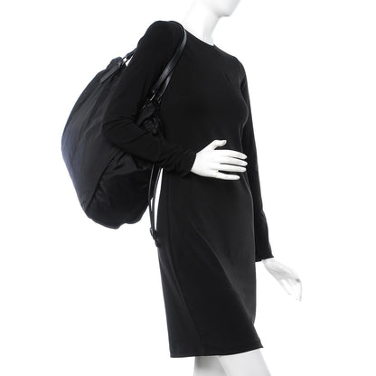 Burberry Nylon Check Buckleigh Packable Tote Black 2 of 13