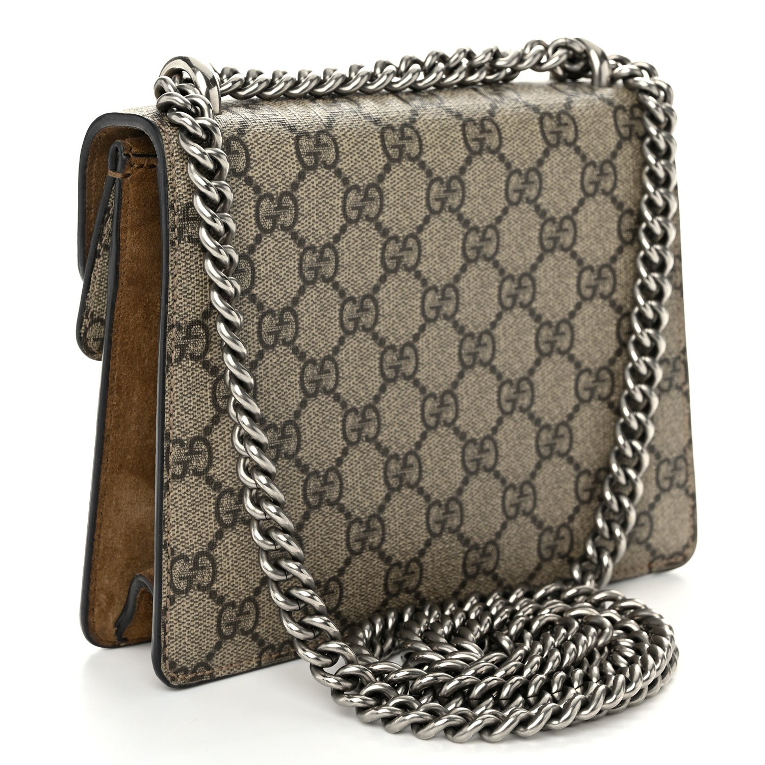 Gucci GG Supreme Monogram Mini Dionysus Shoulder Bag Taupe 2 of 10