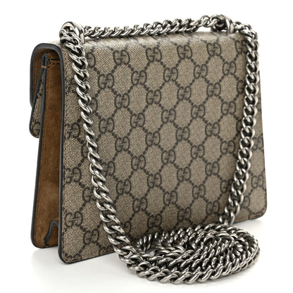 Gucci GG Supreme Monogram Mini Dionysus Shoulder Bag Taupe 2 of 10
