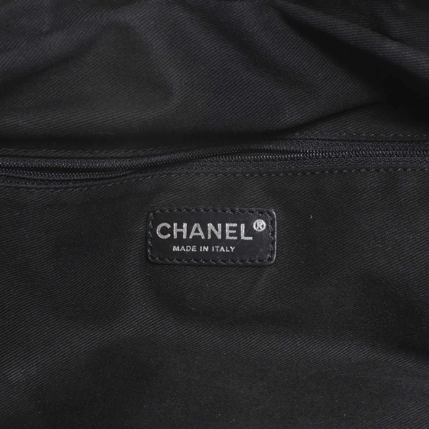 Calfskin Round Bowling Bag Black